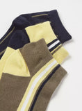 Juniors solid textured socks(set of 3)