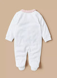 Juniors stripped bow sleepsuit