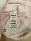 Juniors pink bow collared fleece sleepsuit (Winter)