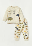 Juniors dino squad shirt & pyjama set (set of 2)
