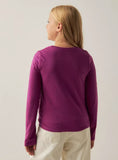 Juniors Magenta vibes Fullsleeves tshirt