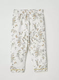 Giggles grey floral printed shirt & pyjama set (set of 2)