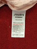 Juniors beige knitted button down cardigan (Winter)