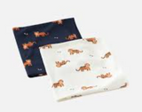 Juniors leopard blanket (set of 2)