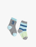 Juniors textured socks(set of 2)
