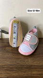 Juniors denim butterfly embroidered infant shoes