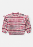 Matalan Colorful Knitted Frill Sleeves Pullover (Winter)