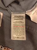 Juniors grey cheetah printed fullsleeves tshirt