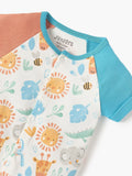 Juniors Sun & Giraffe Colorblock Half Romper (Summer)