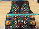 Girls embroidered waist coat(with cap)