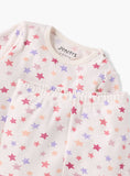 Juniors colorful stars printed shirt & pyjama set (set of 2)