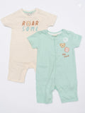 Juniors roarsome half rompers (set of 2) (Summer)
