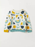 Juniors all over pastel printed knitted pullover (Winter)