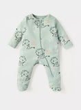 Juniors big roar lion zipped sleepsuit