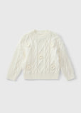 Matalan white textured knitted pullover (Winter)