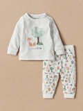 Juniors new to the tribe shirt & pyjama set (set of 2)