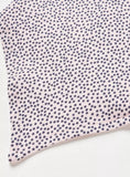 Juniors blue Polk dot bandana bib