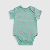 Mothercare bunny printed and half sleeves cotton bodysuits (set of 5)