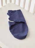 Hudson Swaddle wrap polka dots all over floral print (set of 3)
