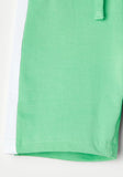 Juniors green & white colorblock shorts (Summer)