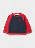Lee Cooper Red & Navy Padded Zipped Pullover (Winter)