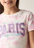 Juniors Paris printed pink tshirt (Summer)
