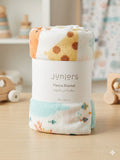 Juniors animal safari fleece blanket