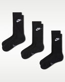Nike black long socks (pack of 3)
