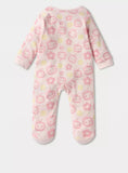 Juniors pink cocomelon printed sleepsuit