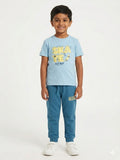 Juniors skate printed shirt & pyjama set (set of 2)