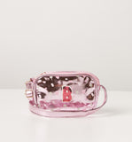 Barbie pink holographic crossbody bag
