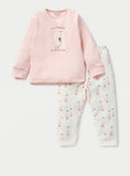 Juniors swan life is beautiful shirt & pyjama set (set of 2)