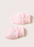 Giggles pink polka Printed Mittens
