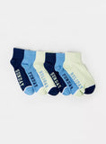 Juniors typography print socks (pack of 3)