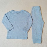 Juniors blue polka dots shirt & Pyjama set (set of 2)