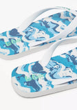 Lee cooper men blue abstract flip flop slides