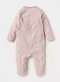 Juniors star embroidered stripped sleepsuit