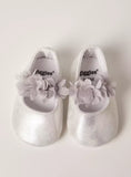 Giggles Floral Accent Slip-On infant ballerina shoes