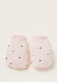 Juniors Heart print Mittens