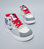 R&B sonic printed colorblock shoes