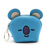 BT21 Blue Key chain pouch
