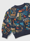 Matalan vehicle printed sweatshirt (Fleece lined) (Winter)