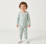 Juniors unicorn printed shirt & pyjama set (set of 2)