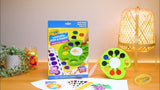 Crayola washable pop & paint watercolor palette with refillable water brush & 96 paint chips