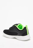 Oaklan black shoes with green lining