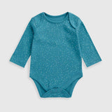 Mothercare train printed fullsleeves bodysuits (set of 5)