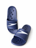 Speedo navy slides