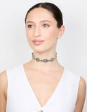 Lovisa silver turquoise choker (Jewellery)