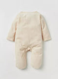 Juniors All Over Sheep Embroidered Fleece Sleepsuit (Winter)