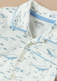 Juniors whale printed shirt & pyjama set (set of 2)